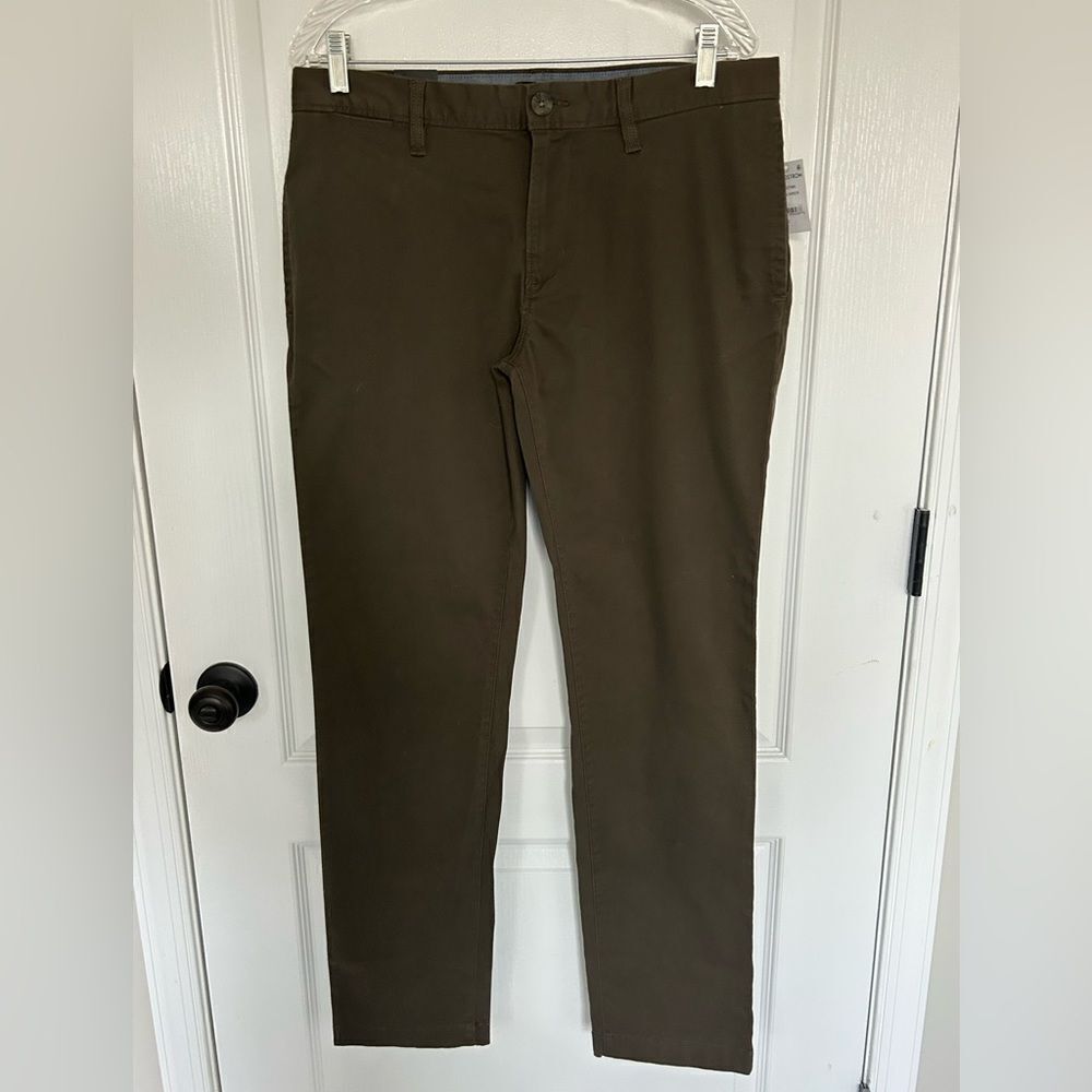 14th & Union Men’s Brown Chinos Tailored Fit New With Tags Size 33W X L